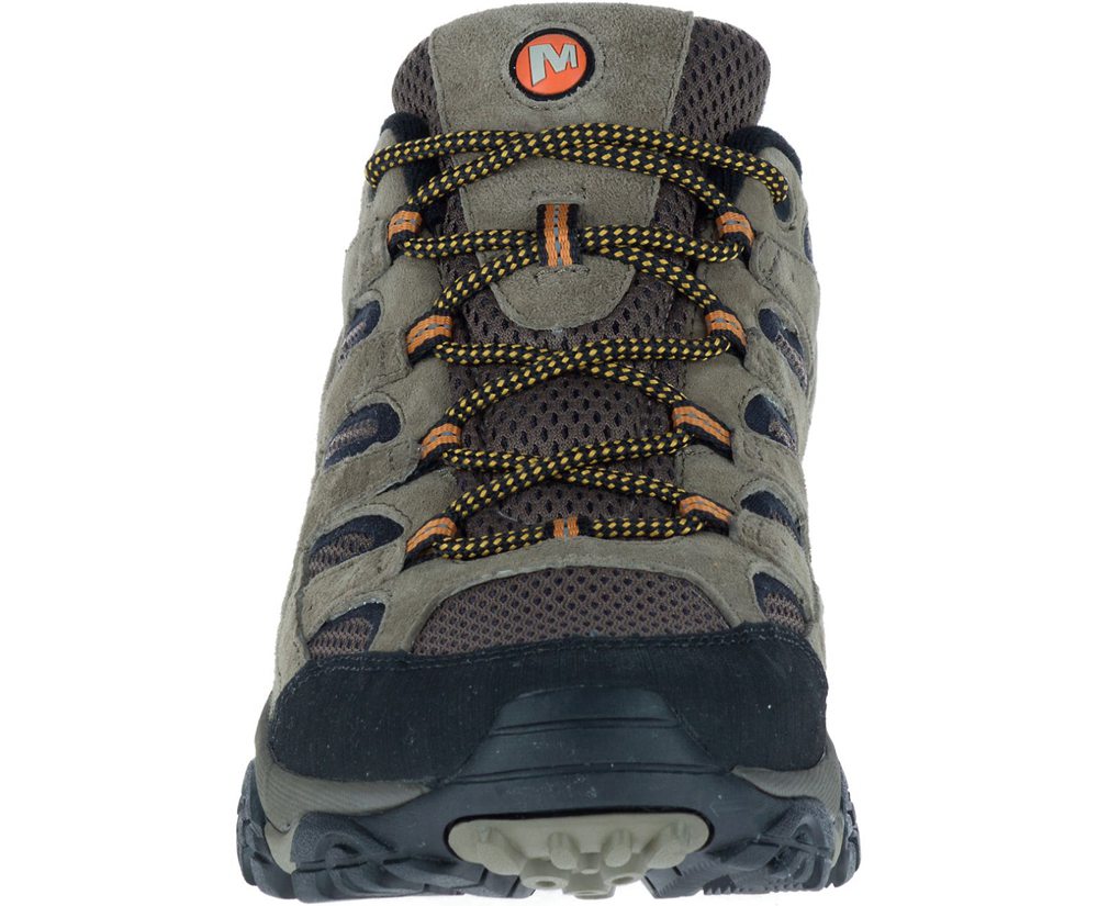 Buty Trekkingowe Merrell Męskie Oliwkowe - Moab 2 Ventilator - 429713-YFW